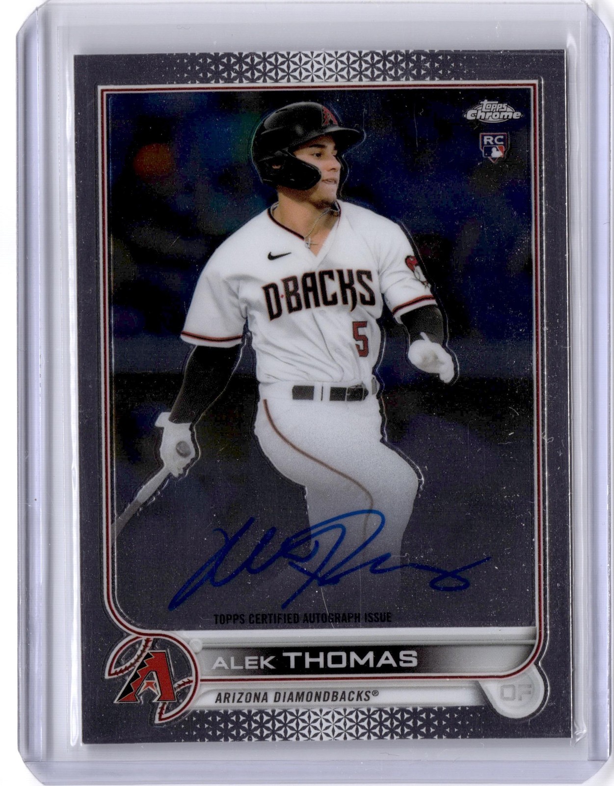 2022 Topps Chrome Alek Thomas Rookie Autographs Auto Arizona Diamondbacks