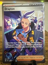 drayton pokemon card price Drayton 244/191 Sv08: Surging Sparks Holo for sale online