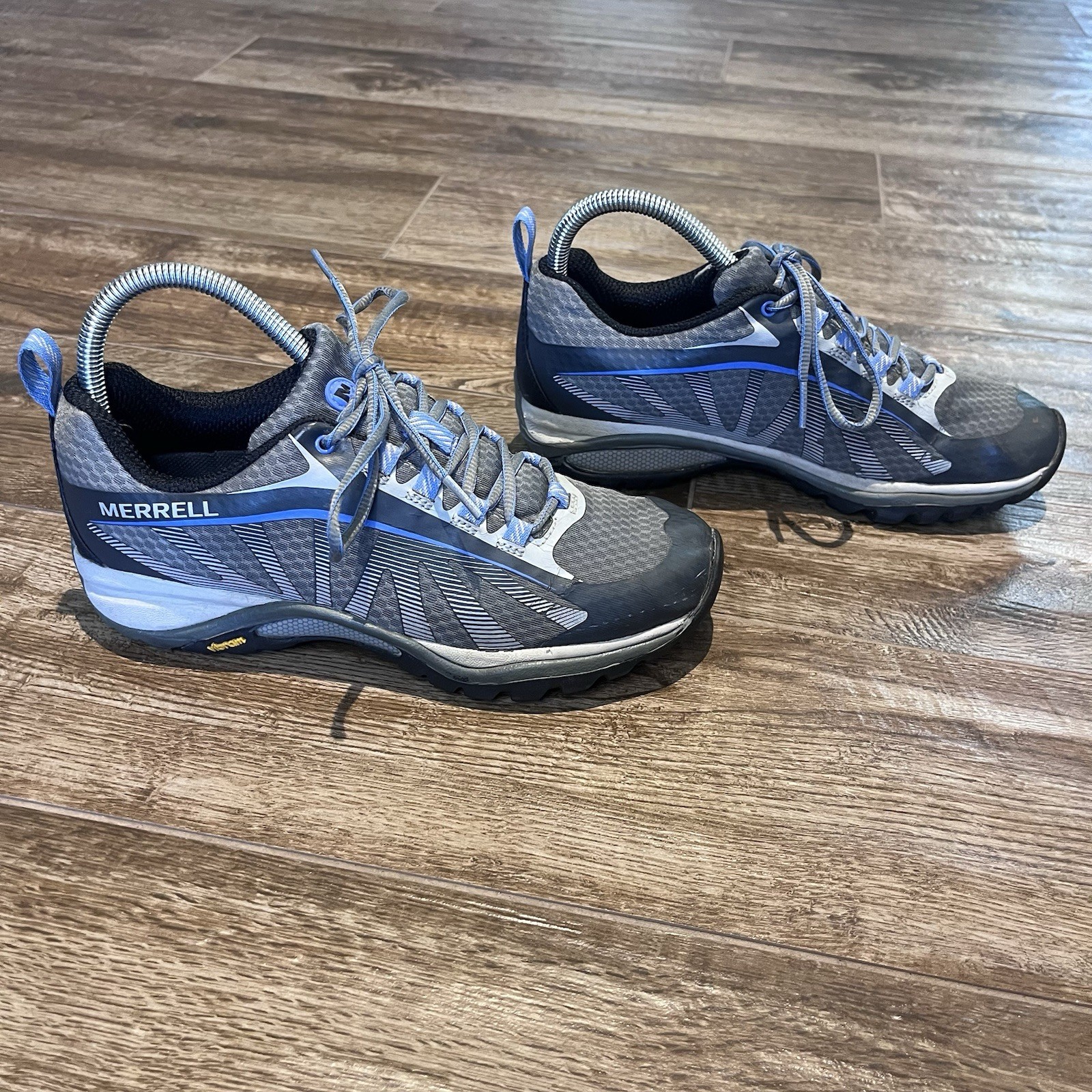 Scarpe da trekking Merrell Siren Edge donna taglia 7 J35516 grigio blu Vibram sneakers