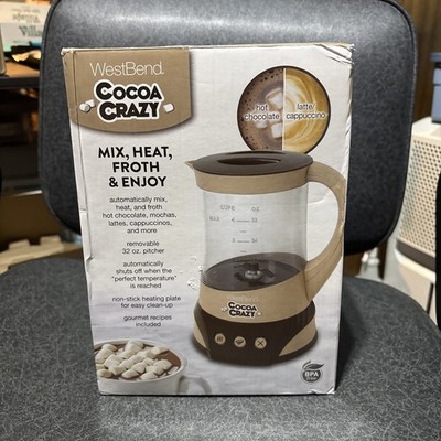 West Bend Cocoa Crazy Hot Drink Maker Coffee Hot Chocolate Cappuccino CL50032