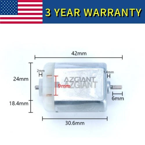 LEFT POWER FOLD MIRROR MOTOR for 2009-2014 Honda Fit Honda Accord / Civic