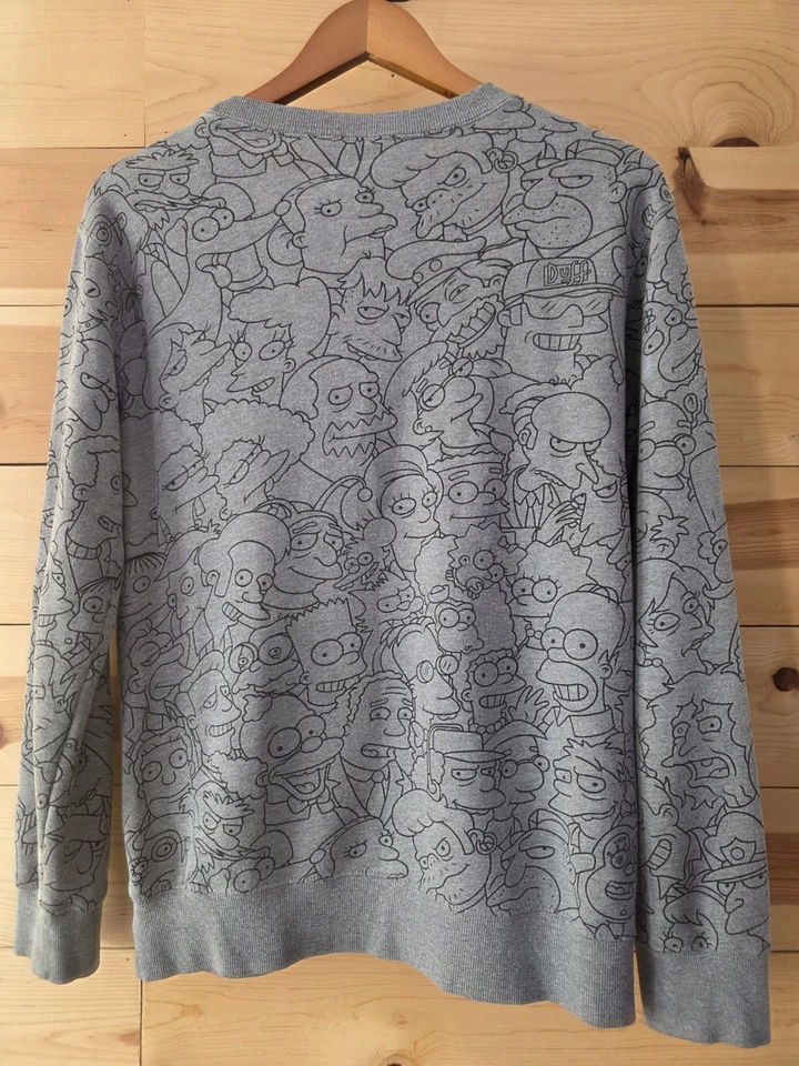 Collector Simpsons Allover Print Sweatshirt Size Small - Image 2 of 2