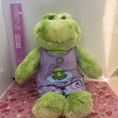 Build A Bear Workshop Kleeblatt grüner Frosch Happy Go Lucky Plüschtier irisches Stofftier