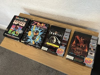 4 x Amiga verschiedene verpackte Vintage Spiele - alle ungetestet - ️Retro Geschenkidee ️