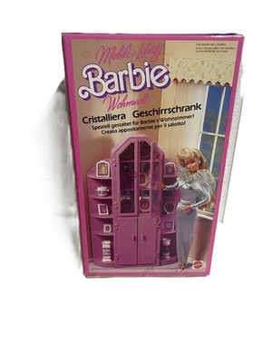 Barbie Wohnwelt Geschirrschrank Schrank Mattel 4772 Vintage in OVP
