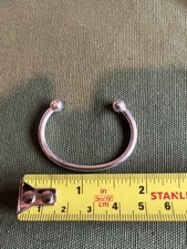 925 Sterling Silver baby bangle - Ex display stock - An Ideal Christening Gift