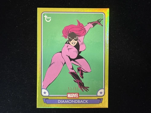 2026 Topps Marvel Brooklyn Collection Captain America #20 DIAMONDBACK Yellow/99