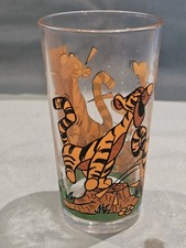 Vintage Reims Italy Disney Winnie The Pooh Tiggers Tapered Tumbler Glass GC