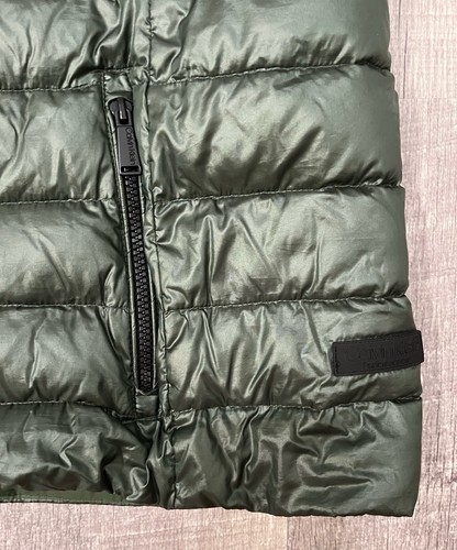 Calvin Klein Performance Down Puffer Vest Womens 2XL Green Packable Full Zip - Picture 4 of 9