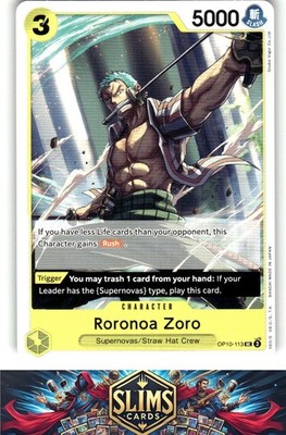 OnePiece TCG - Roronoa Zoro (Judge Pack Vol. 6) Near Mint or