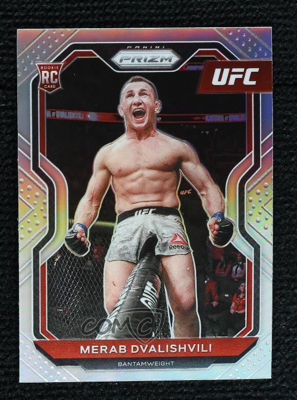 2021 Panini Prizm UFC Silver Prizm Merab Dvalishvili #87 0u5r