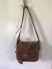 Horse Saddle Bag Purse Handbag Tooled Leather Vintage