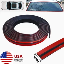 14MMx5m Auto Weather Seal Strip Car Roof Windshield Trim Edge Molding Protector