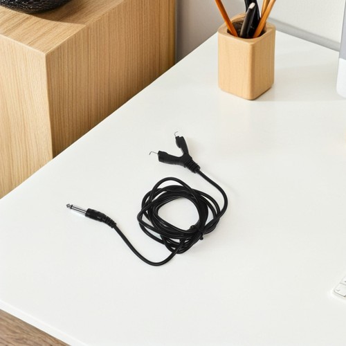 Cable de clip de 2,5 M de silicona de cobre de alta resistencia para máquina (negro) cable de alimentación - Imagen 11 de 12