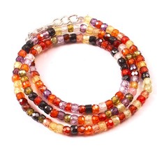AAA Quality All Colors Zircon Fancy Faceted Rondelle Shape Beads Handmade