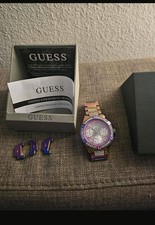GUESS Damen Armbanduhr Chronograph Quarz Edel...