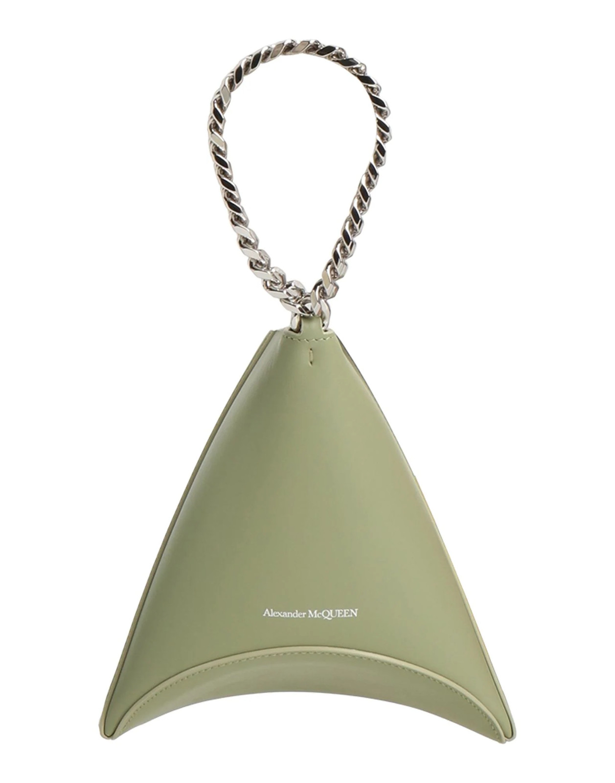 McQueen - Women - Leather Clutch - Light green