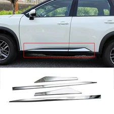 For Nissan Rogue/X-Trail 2021-2025 Body Side Door Molding Cover Trim Chrome ABS