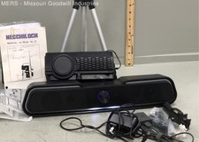 iLive 17" Multimedia Soundbar Digital Projector Multimedia Lot with Tripod
