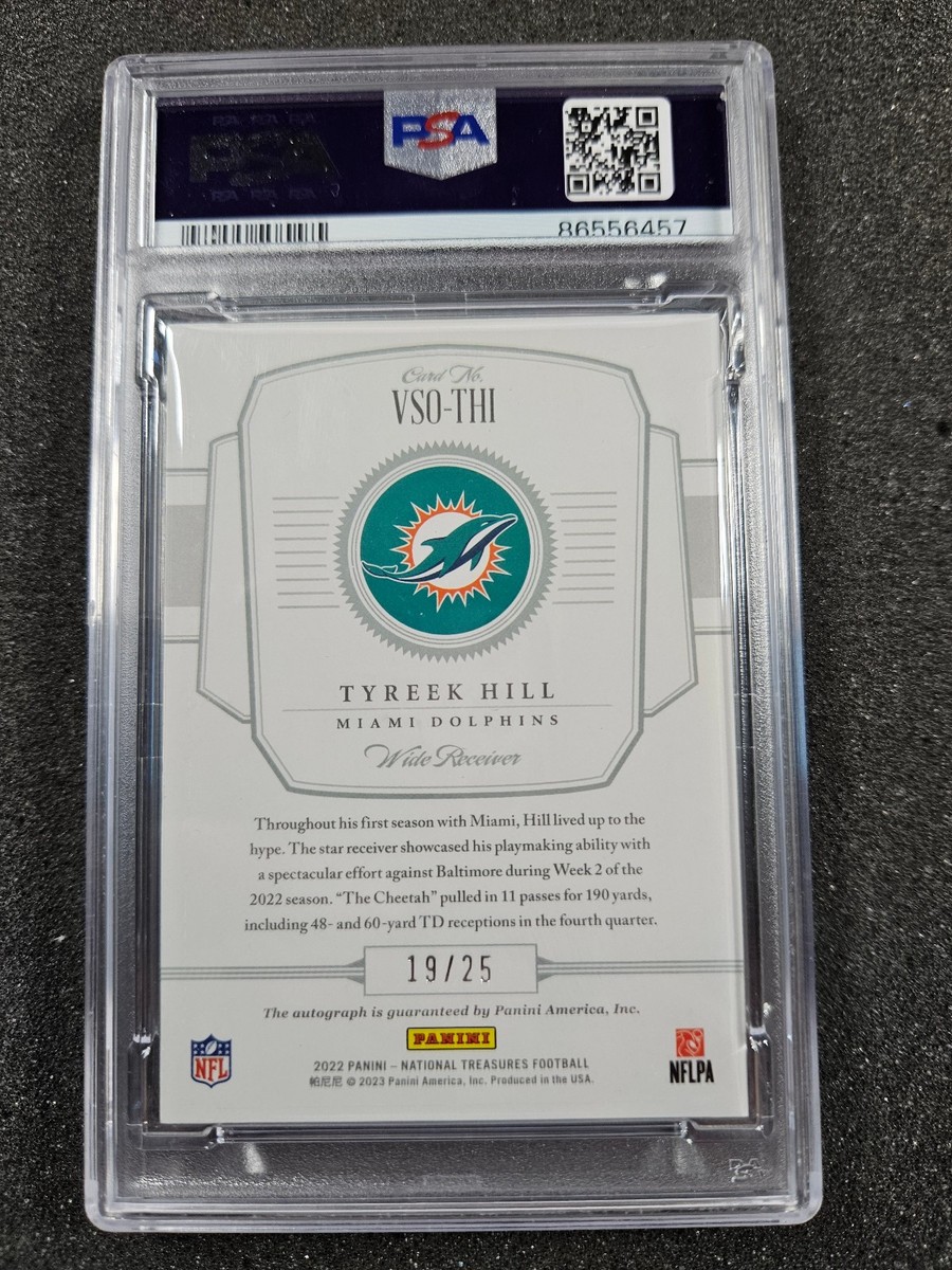🌟 2022 Panini National Treasures Tyreek Hill Virtuoso Auto /25