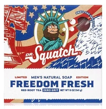 Dr Squatch Soap - Limited Edition - FREEDOM FRESH - 5oz Soap Bar
