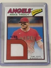 MIKE TROUT Red Real One Relic Card 04/77 #ROR-MT Angels - 2026 Topps Heritage