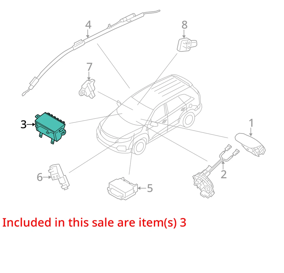Airbag para tablero de pasajero derecho Kia Sportage 2010-2011 OEM Foto 4 de 4