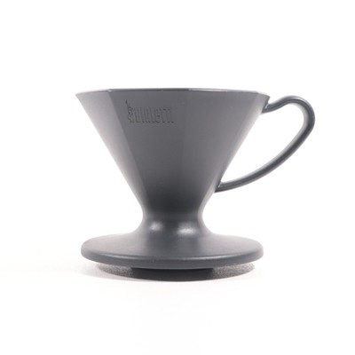 Bialetti Black Plastic Pour Over Drip Coffee Brewer #06751