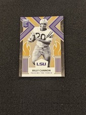 2018 Panini Elite Draft Picks #10 Billy Cannon LSU Tigers Football Card