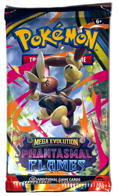 Pokémon Sealed Phantasmal Flames Mega Evolution Pack W/ Secret Double Rare