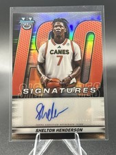 SHELTON HENDERSON 2025-26 BOWMAN UNIV BEST ISO SIGNATURES AUTO