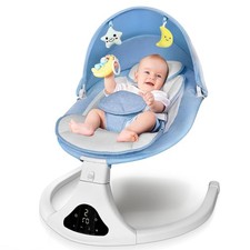 Mecedora Columpios Para Bebes Electrica De Meses Silla Dormir 5 Velocidades NEW.