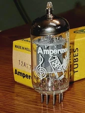 Amperex Bugle Boy 12AX7 Treble Cleft 1963 MaxiPreAmp2/TV-7 Tested (1) tube lot