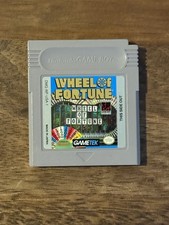 Nintendo Game Boy Wheel of Fortune 1990 Edition Cartridge, Manual, Tested