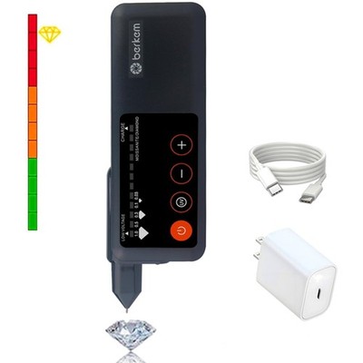 Rechargeable Diamond Tester High Accuracy Diamond Tester Pen with UV Light,Je...