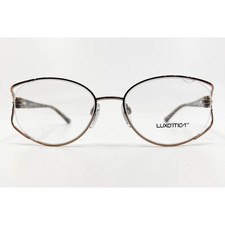 Luxottica Womens Eyeglasses Frames LU 2301-B T432 53-18 135 Brown Tortoise Metal