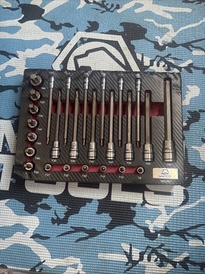 Matco Tools ADV 26pc Long&standard Torx Bit Socket Set T8-t60