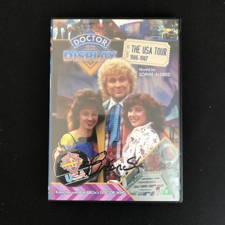 DOCTOR ON DISPLAY DOCTOR WHO USA TOUR DVD 1986 1987 COLIN BAKER PBS SIGNED 2026