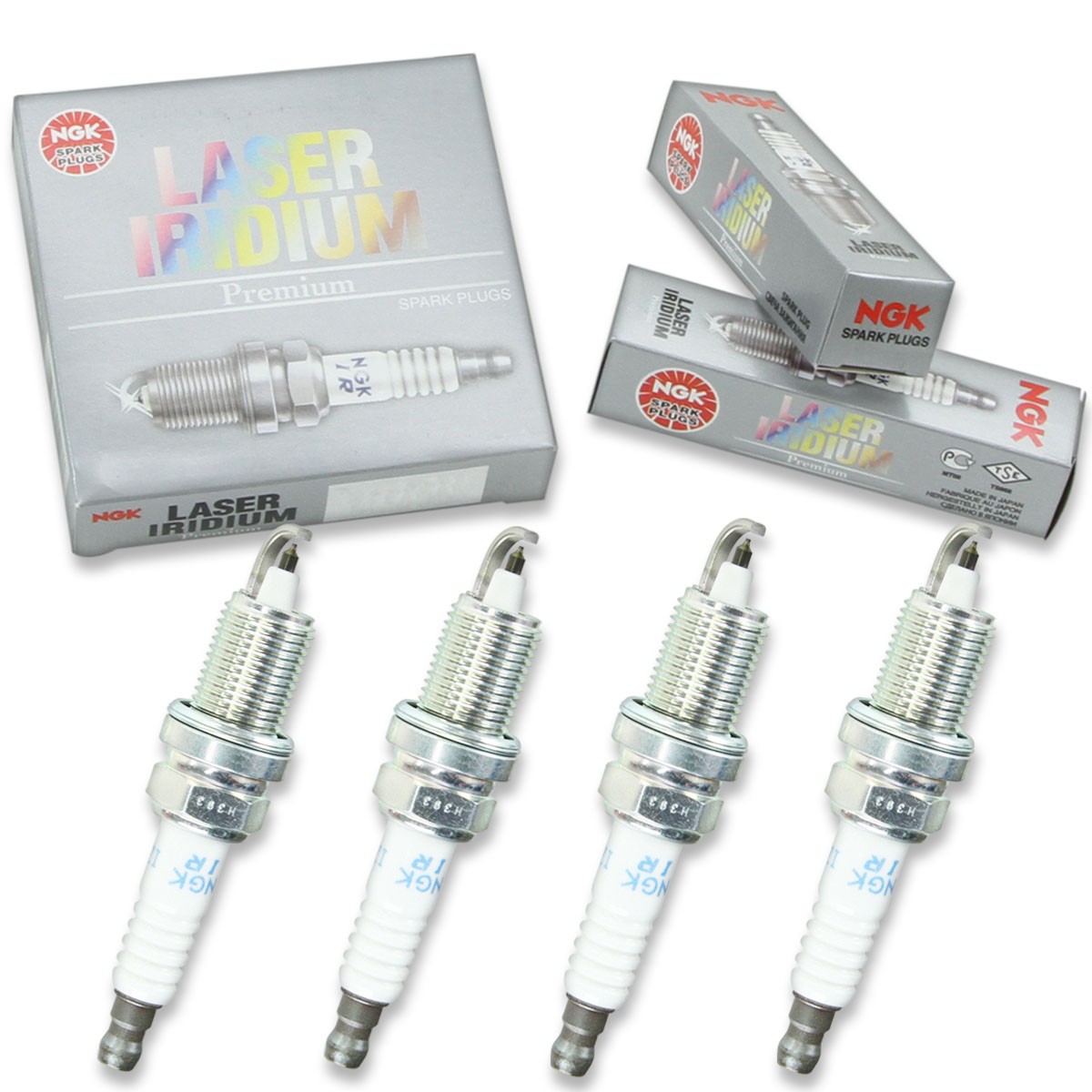 4pcs 2005 Evinrude DHLSOG NGK Laser Iridium Spark Plugs 225 HP Kit Set Engin rc