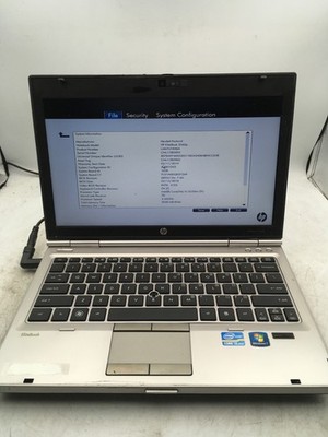 HP ELITEBOOK 2560P - BOOTS TO BIOS - INTEL I5 2520M -2GB RAM-READ DESCRIPTION-BB