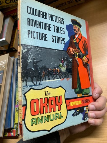 c1950s "THE OKAY ANNUAL OF ADVENTURES STORIES" ILLUSTRATED annual BOOK (P3) - Picture 3 of 16