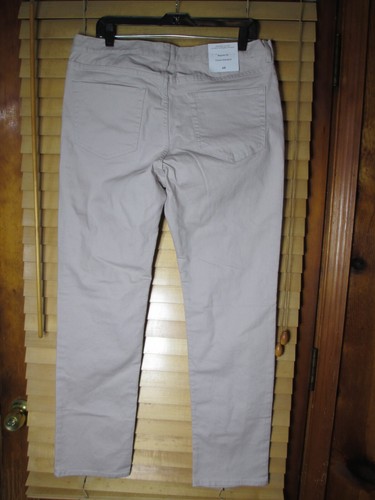 H & M Regular Fit Straight Leg Men's 34x32 Denim Khaki Jeans Pant Light Wash NEW - Picture 3 of 6