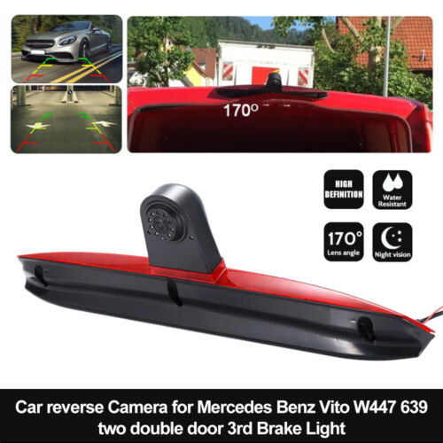 Rear View Mirror Monitor+Rear View Camera Brake Light for Benz Vito W639 W447 - Picture 8 of 20