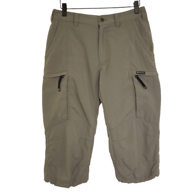 Women Haglöfs Climatic Shorts Camping Hiking Beige Size EU36 JP9 UK10 W29 XME747