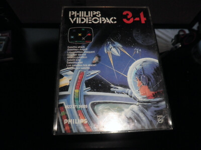JUEGO SATELLITE ATTACK PARA LA CONSOLA PHILIPS VIDEOPAC Y VIDEOPAC+ Y JOPAC 34 JUEGO SATELLITE ATTACK PARA LA CONSOLA PHILIPS VIDEOPAC Y VIDEOPAC+ Y JOPAC 34