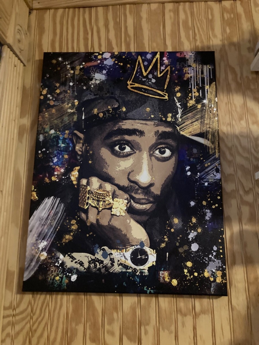 Tupac Shakur 2PAC Canvas Wall Art Poster 23 x 18 | eBay