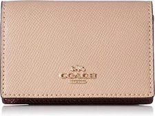 Coach Business Card Case 87731 IMTAU Taupe