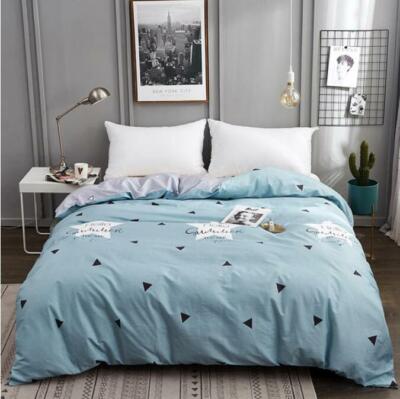 3D Small Triangle ZHUA3278 Bed Pillowcases Quilt Duvet Cover Set Queen King Zoe