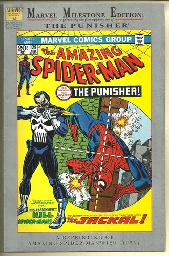 Marvel Milestone Edition: Amazing Spider-Man #129 VF (1992) 1st app The Punisher
