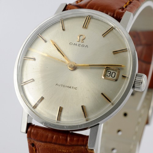 FINE VINTAGE OMEGA GENEVE REF 162.009 AUTOMATIC DATE SWISS MADE WATCH FROM 1963 - Picture 2 of 17